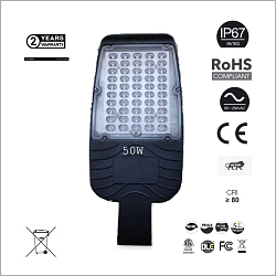 50W Street Lights - White, Electrical Light Source | Less Power Consumption, Ideal for Outdoor Usage