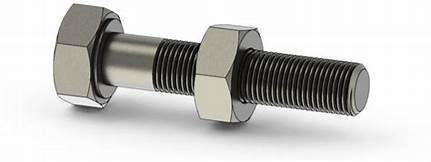 Mild Steel Hex Bolt - Variable Diameter, Hexagonal Head, Machine Thread | Corrosion Resistant, High Strength, Durable Steel, Easy Installation