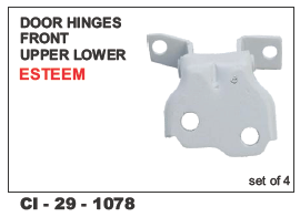 Door Hinges Front Upper Lower Esteem - Durable Metal | 4 Wheeler Compatibility, Warranty Included
