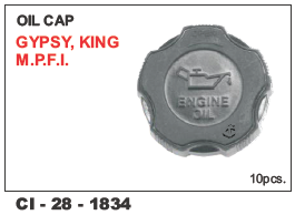 Oil Cap Gypsy - Durable Plastic, Designed for 4 Wheeler Performance | Warranty Included, Optimal Seal for Engine Protection