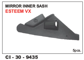 Mirror Inner Sash Esteem Vx - Durable Composite Material | Designed For 4-wheeler Vehicles With Warranty Coverage