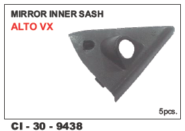 Mirror Inner Sash Alto VX - 4 Wheeler Compatibility, Warranty Included | Durable Design for Enhanced Vehicle Integration