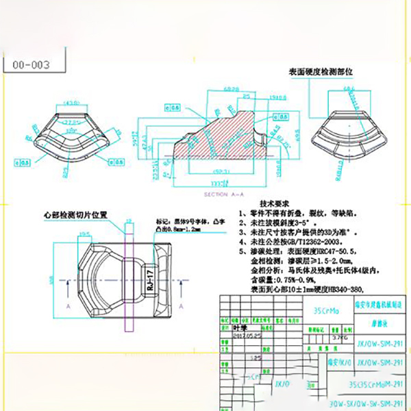 Railway Articulated Connection Forged Wedge