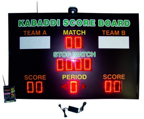 Black Kabaddi Scoreboard