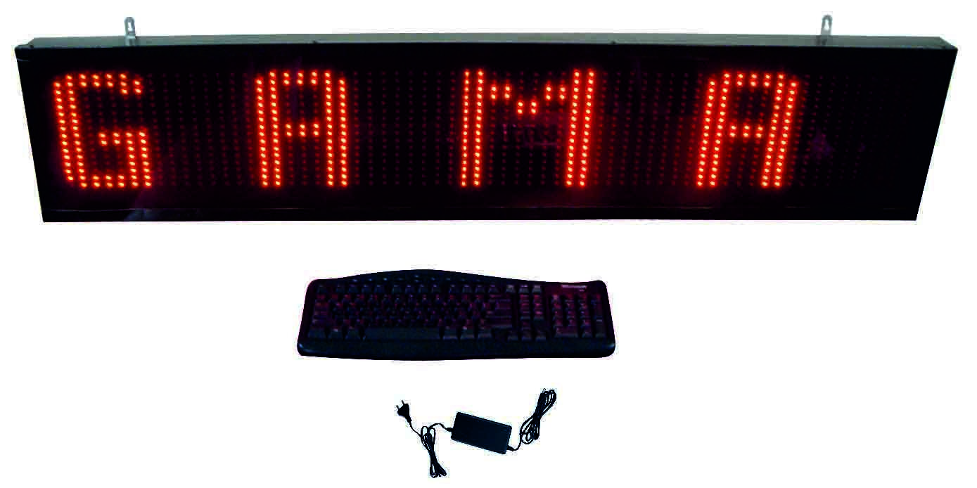 Black Message Moving Display Board