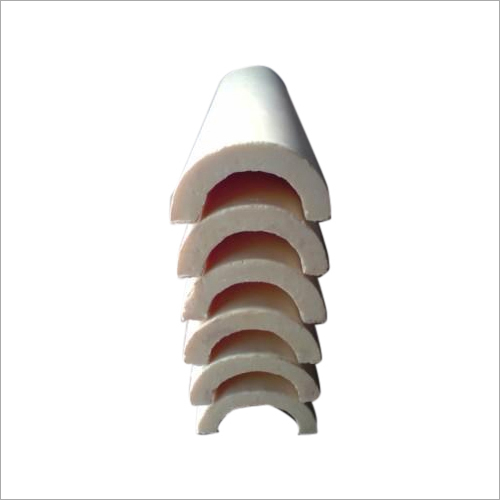 Pu Foam Pipe Section - 100-200 Mm Diameter, 1-2 Meters Length | White, Temperature Resistant -40a C To 80a C, Density 25-40 Kg/ma , Compression Strength 10-20 Kpa
