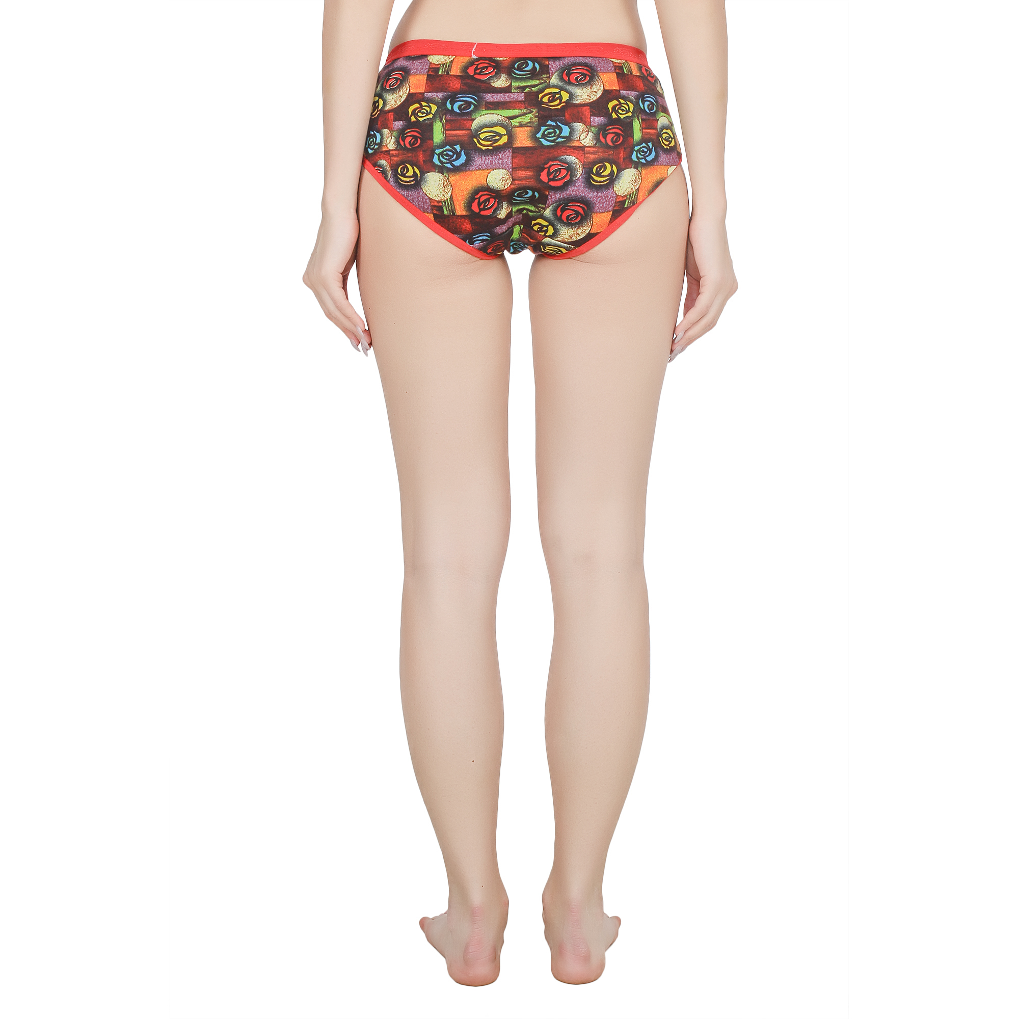 Ladies Panties - Cotton Bikinis , Red Printed Design For Women, Perfect For Everyday Comfort And Style