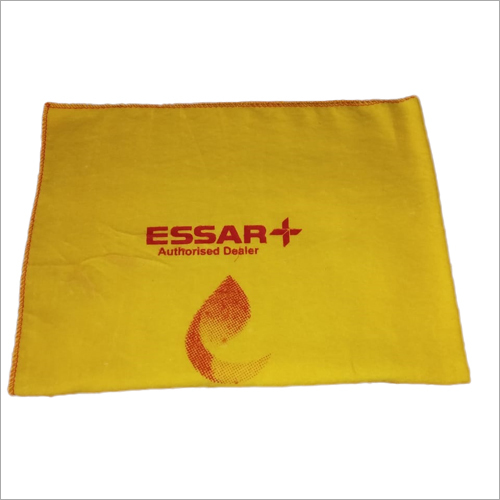 Yellow Cotton Flannel Duster Cloth - Cotton Material, Multi Color Options | Lightweight, Washable, Quick Dry for Commercial and Residential Use