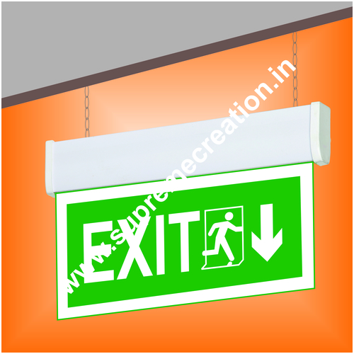 Green Fire Exit Light