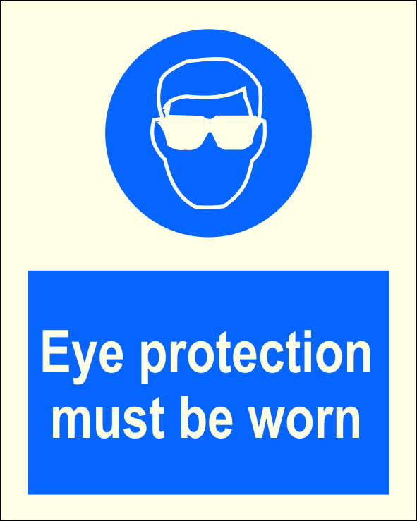 Mandatory Fire Signs - Pvc Photoluminescent Rigid Sheet 1.5 Mm, Green & Red | Waterproof, Night Glow, No Power Needed, Industrial & Commercial Use