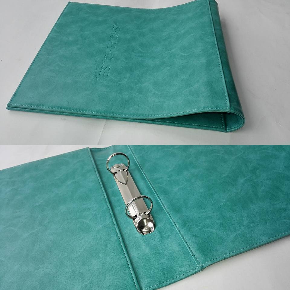 Brown Leather Menu Cover