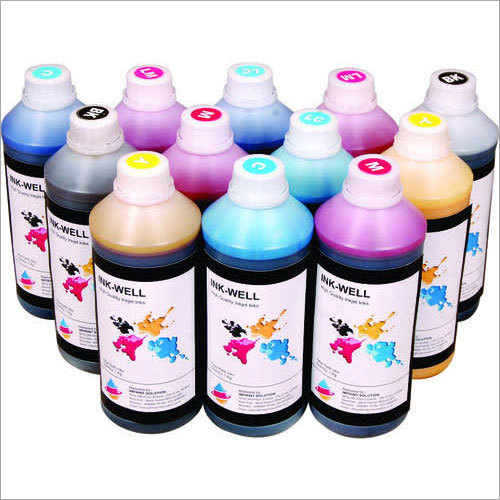 Compatible Ink Bottles - Multicolor Assortment, Leak-Proof Design, Long Filling Tip for HP Printers | Ideal for Digital Printing