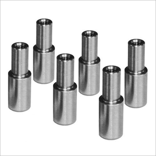 MS Traub Turned Part - MS Material, Silver Color, Mirror Polish Finish | Durable Design for Industrial Applications