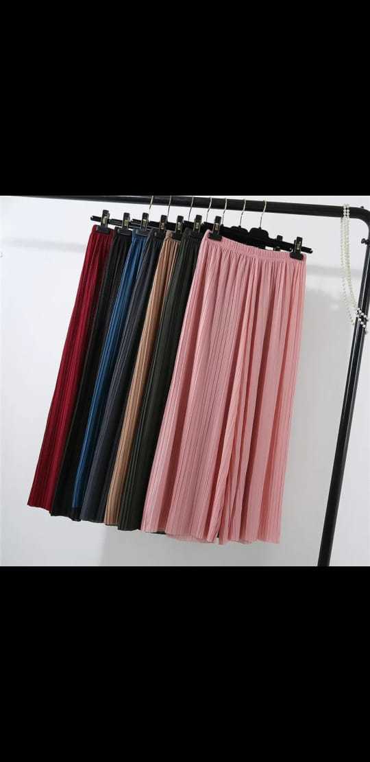 Bottom Wear Plazo - Cotton, One Size Fits 28-38 , Breathable And Washable, Casual Dress Type With Plain Pattern