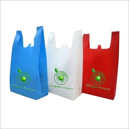 W-Cut Non Woven Bags - 10x14 Inches | Food Use Gift Bag with Durable Non Woven Fabric Handle