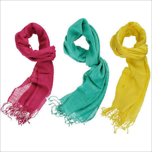 Ladies Tassel Scarves - Washable Cotton Blend, Multicolor | Perfect for Daily Use in Summer, Winter, Rainy, and Spring Seasons