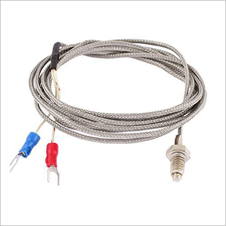 Thread K Type Thermocouples - Stainless Steel, Silver Color | Robust Design, High Temperature Resistance, Extended Working Life, Impeccable Finish