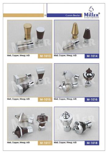 प्लास्टिक एसएस डिज़ाइनर कर्टन ब्रैकेट