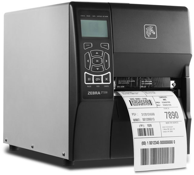 Zebra Zt230 Industrial Printers - 203/300 Dpi Resolution, 152mm/6" Per Second Print Speed, User-friendly Interface, Versatile For Multiple Applications
