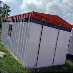 Prefabricated Office Container - Steel, Various Dimensions | Modular Kiosk with Insulation, Pre-installed Electrical Wiring, Double Doors, Optional Windows, Vinyl Flooring