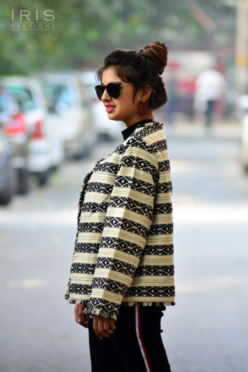 Jacquard Printed Jacket