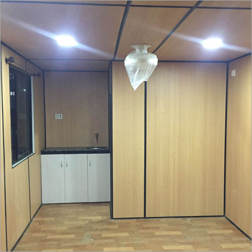 Bare Office Cabins - Steel, Various Dimensions | Pu Foam Insulation, Vinyl Flooring, Aluminum Windows, Steel Doors, Galvanized Steel Roof