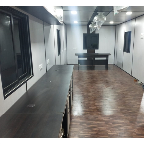 Bare Office Cabins - Steel, Various Dimensions | Pu Foam Insulation, Vinyl Flooring, Aluminum Windows, Steel Doors, Galvanized Steel Roof