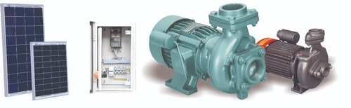 नीला और सिल्वर अमृत 5 एचपी सोलर सरफेस पंप