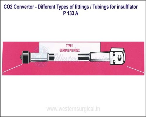 Medical CO2 Convertor - Different Types of fittings  Tubings for insufflator