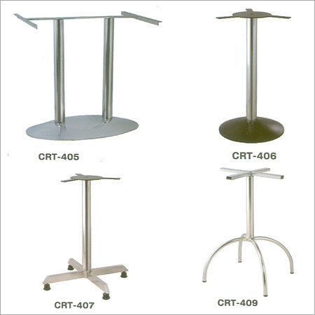 क्रोमियम प्लेटेड या पाउडर कोटेड कैफेटेरिया टेबल फ्रेम्स