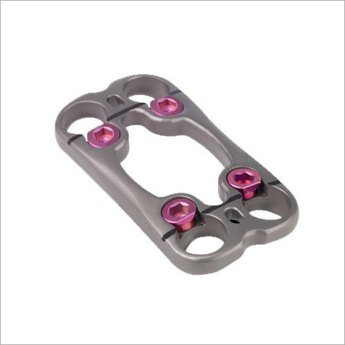 Orthopedic Cervical Plate Cage - Metal Construction | Long Service Life, Non-Recyclable, Designed for Orthopaedic Applications