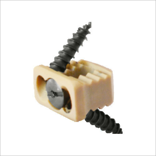 Orthopedic Cervical Cage With Screw - Metal Construction | Long Service Life, Ideal for Orthopaedic Applications