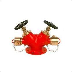Double Headed Gun Metal Fire Hydrant Valve - 80mm & 65mm Size, Flanged End Connections | ISI Marked
