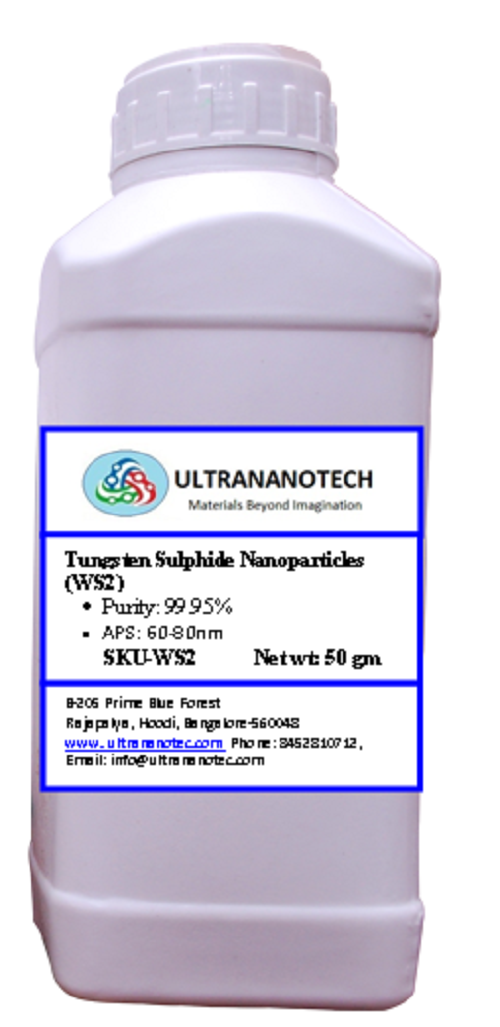 Grey Black Powder Tungsten Sulphide Nanopowder (Ws2)