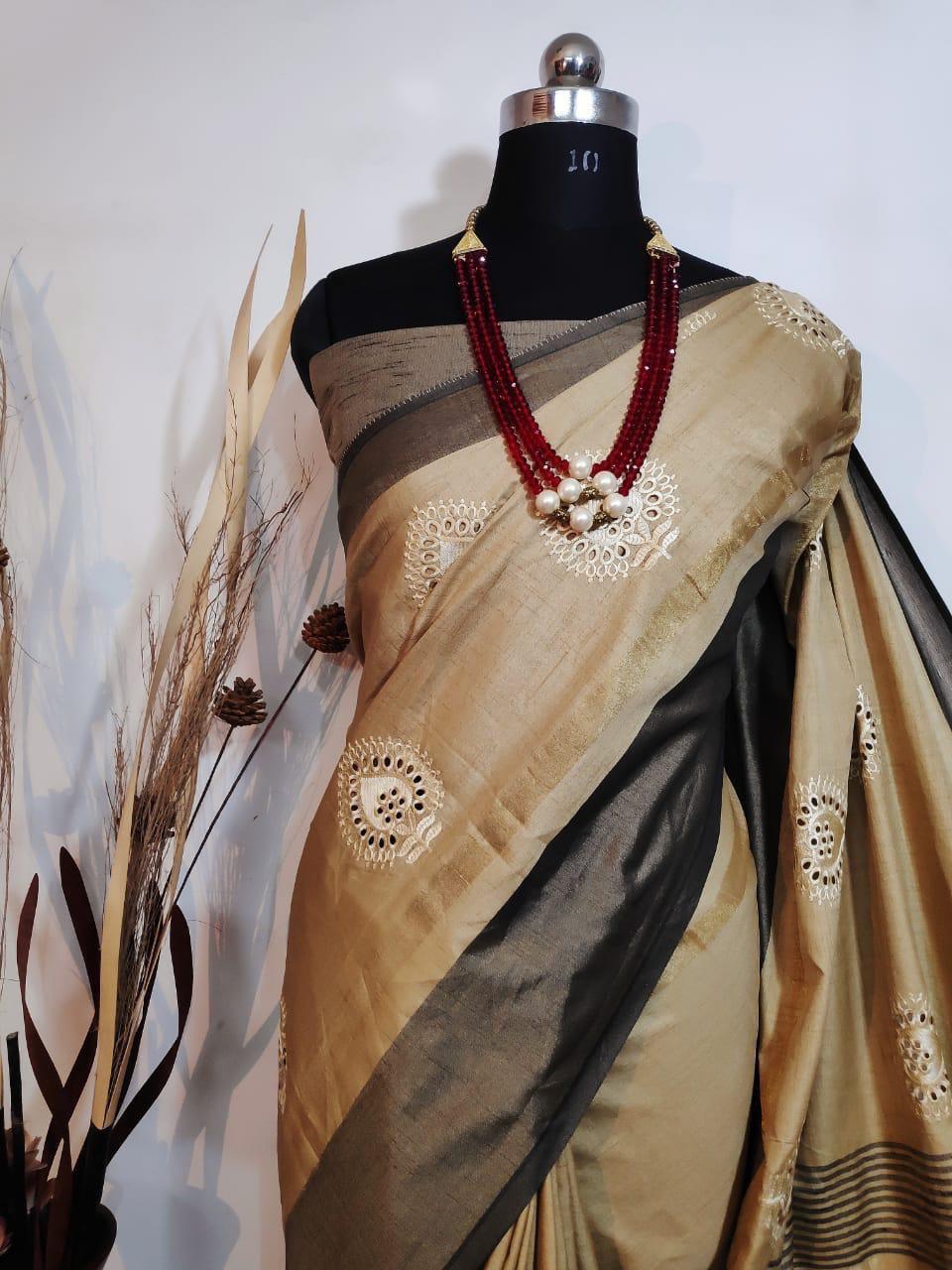 Multy Designer Embroidery Saree