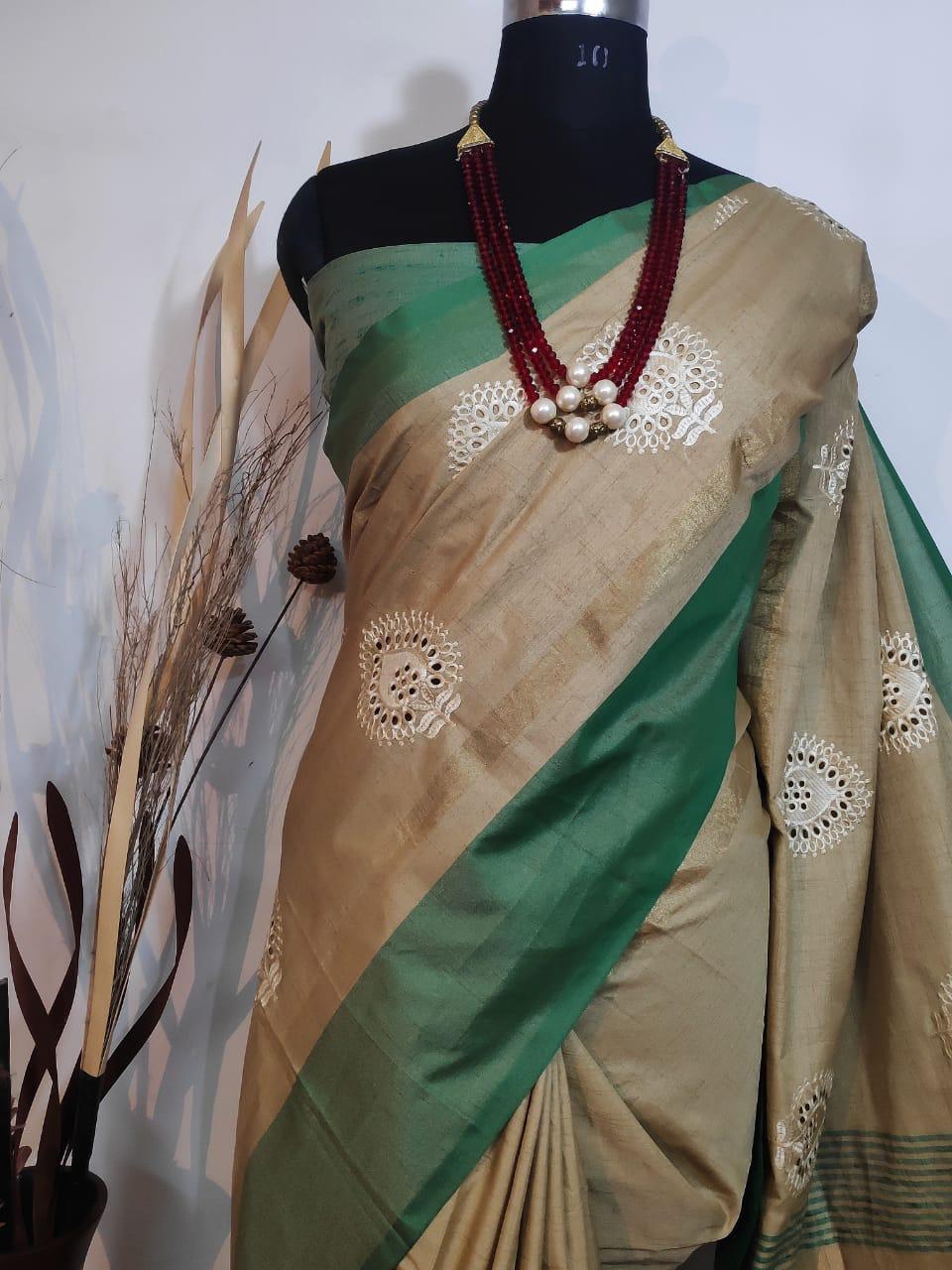 Multy Designer Embroidery Saree