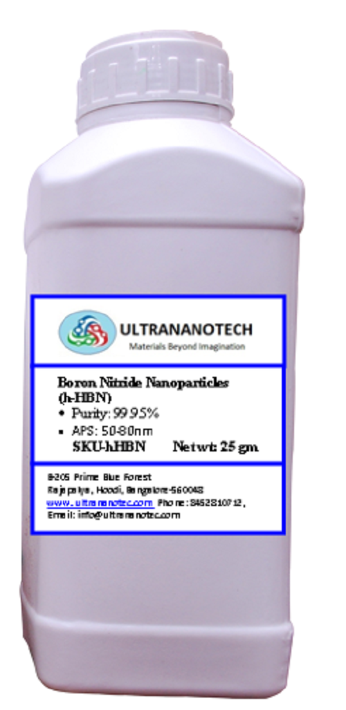Boron Nitride - 99.9% Purity Powder, 50-80 Nm Size For Laboratory Research And Analytical Applications