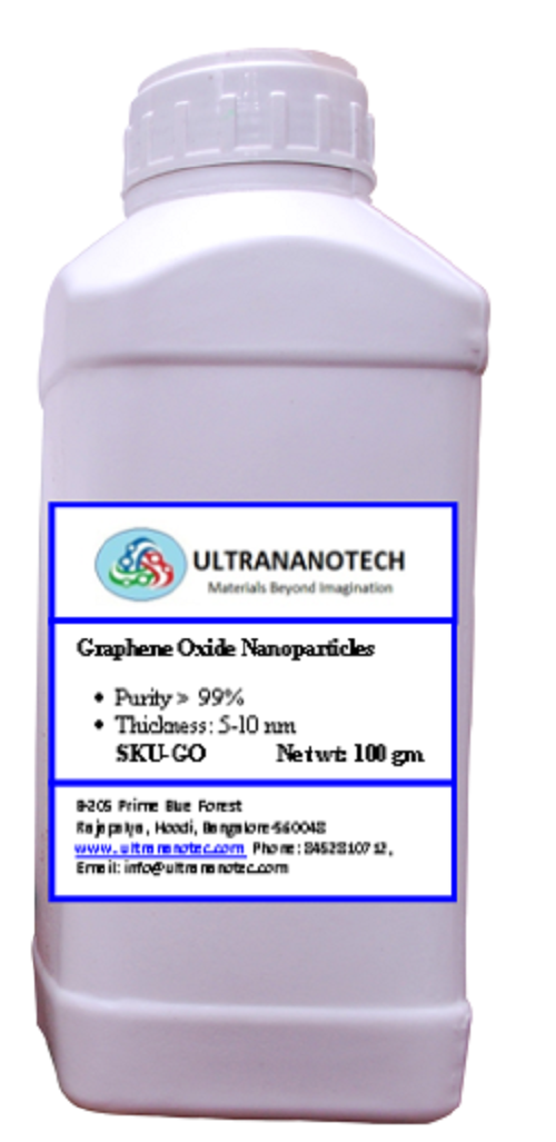 Graphene Oxide Nano Powders Density: 200-210 M2/g Kilogram Per Cubic Meter (Kg/m3)