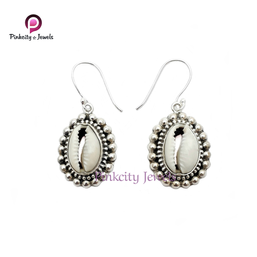 सी शेल 925 सिल्वर ईयररिंग जेंडर: महिलाएं