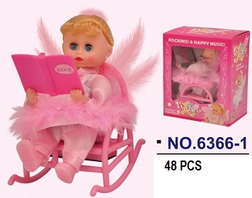 Dancing Doll - Plastic, 22.6x14.2x13.4 Cm, Pink | 360â° Rotating 3d Lights, Swaying Hands, Glowing Features, Enhances Curiosity