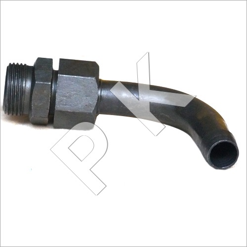 Jack Hammer Bend With Nut - Steel, Round Shape | Compact Design, Durable Against Wear, Easy Usability for Machinery Applications