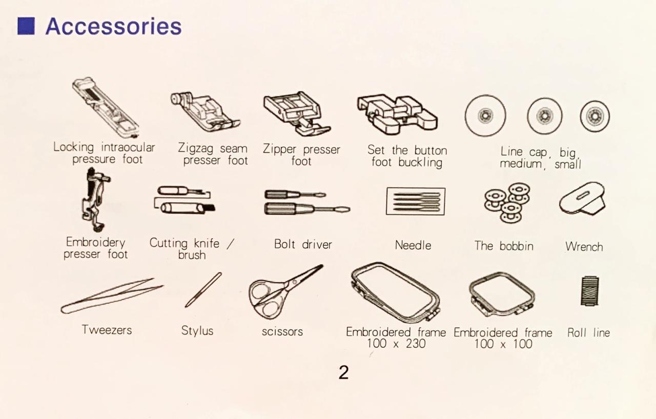 Household Sewing And Embroidery Machine - Computerized