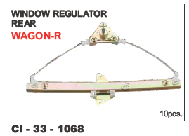 Window Regulator Rear Wagon-r L/r - Durable Automotive Component | Designed For 4-wheeler Vehicles, Backed By Warranty