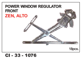 Power Window Regulator Front Zen, Alto L/R - Durable Material Design | Compatible with 4-Wheeler, Includes Warranty for Reliability