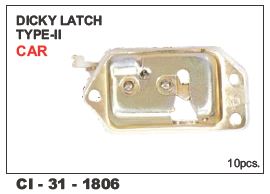 Dicky Latch Type-ii Car - 4 Wheeler Vehicle | Warranty Included, Reliable Performance