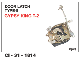 Door Latch Type-II Gypsy - Durable Alloy, Designed for 4-Wheeler Use | Warranty Included, Left/Right Compatibility