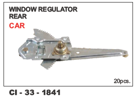 Window Regulator Rear Car L/R - Durable Design for 4-Wheeler Vehicles | Warranty Included, Reliable Performance