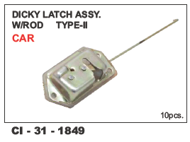 Dicky Latch Assy w/rod Type-i Car - Vehicle Type: 4 Wheeler | Features: Warranty Included, Enhances Vehicle Security, Robust Design