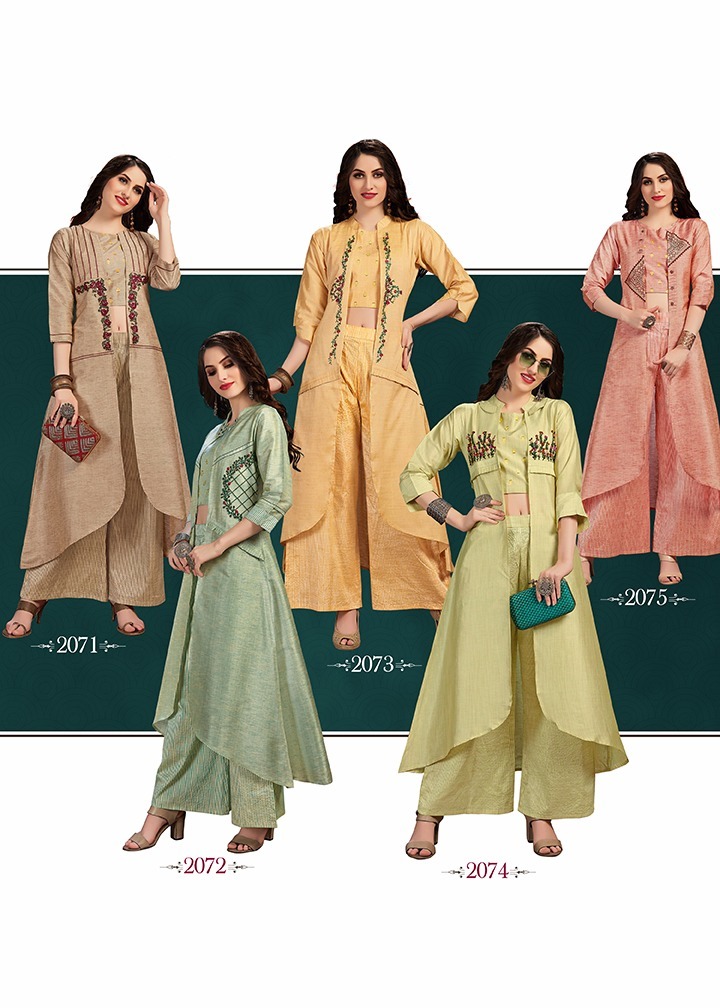 Washable Linen Crop Top With Bottom And Shrug