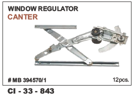 Window Regulator Canter L/R Vehicle Type: 4 Wheeler